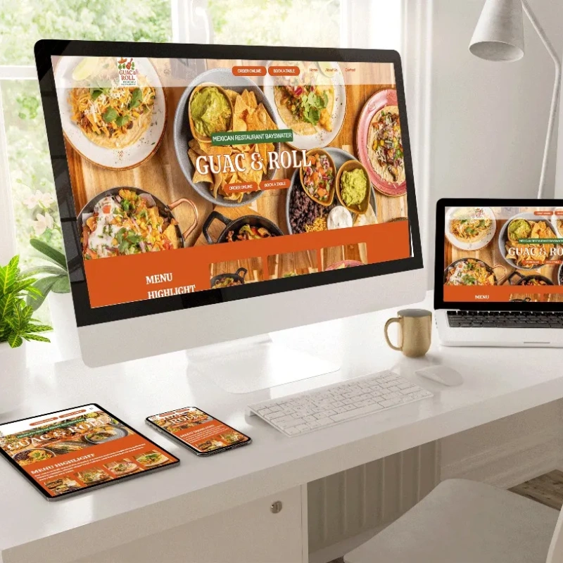 WordPress website design dashboard
