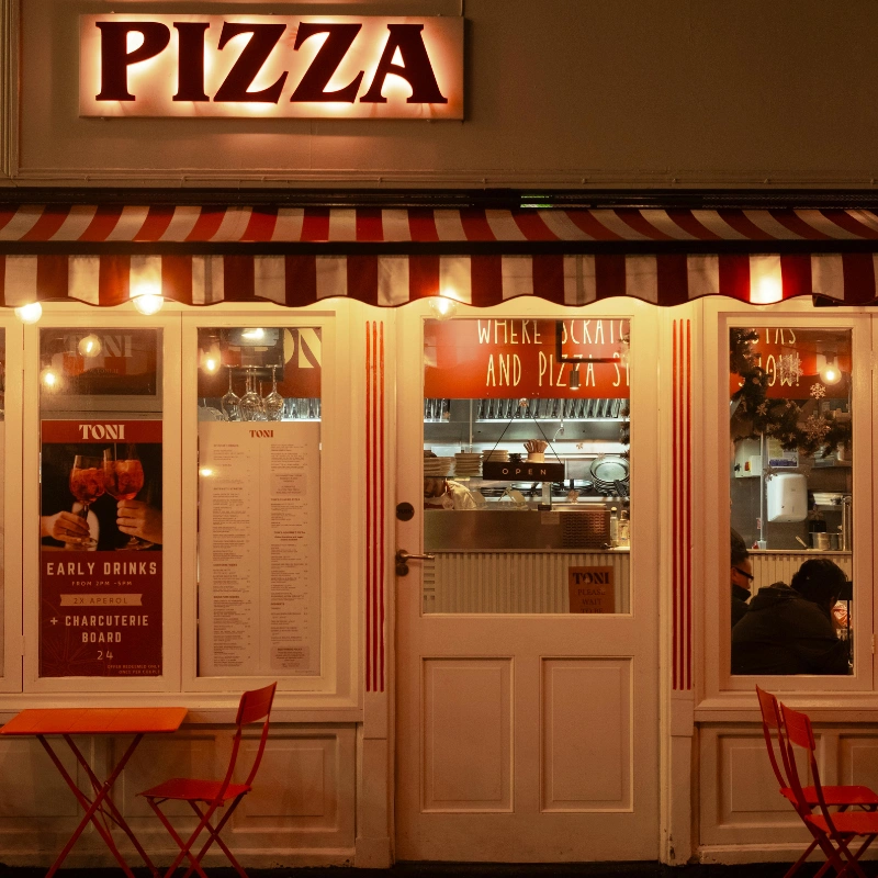 Pizza shop online ordering