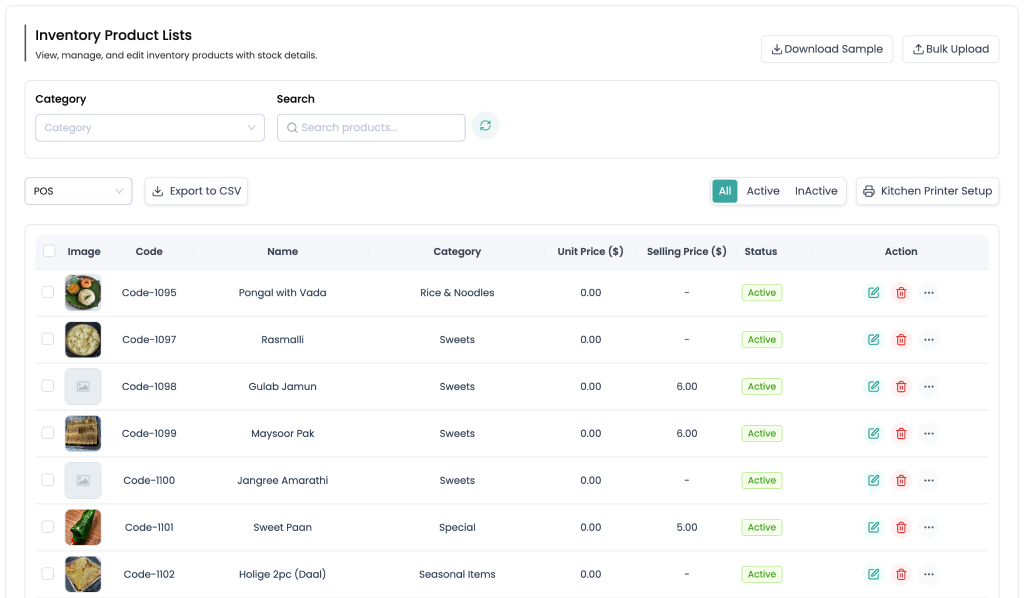 Inventory Tracking